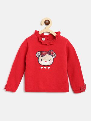 Wool Blend Tricot Pullover